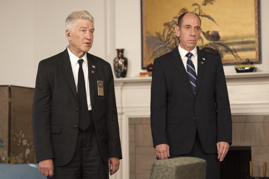 David Lynch and Miguel Ferrer