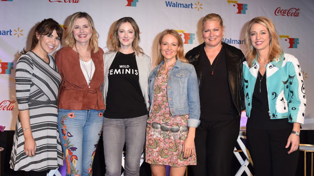 Jessica Radloff, Geena Davis, Judy Greer, Jewel, Emme and Pam Kaufman attend the 3rd Annual Bentonville Film Festival