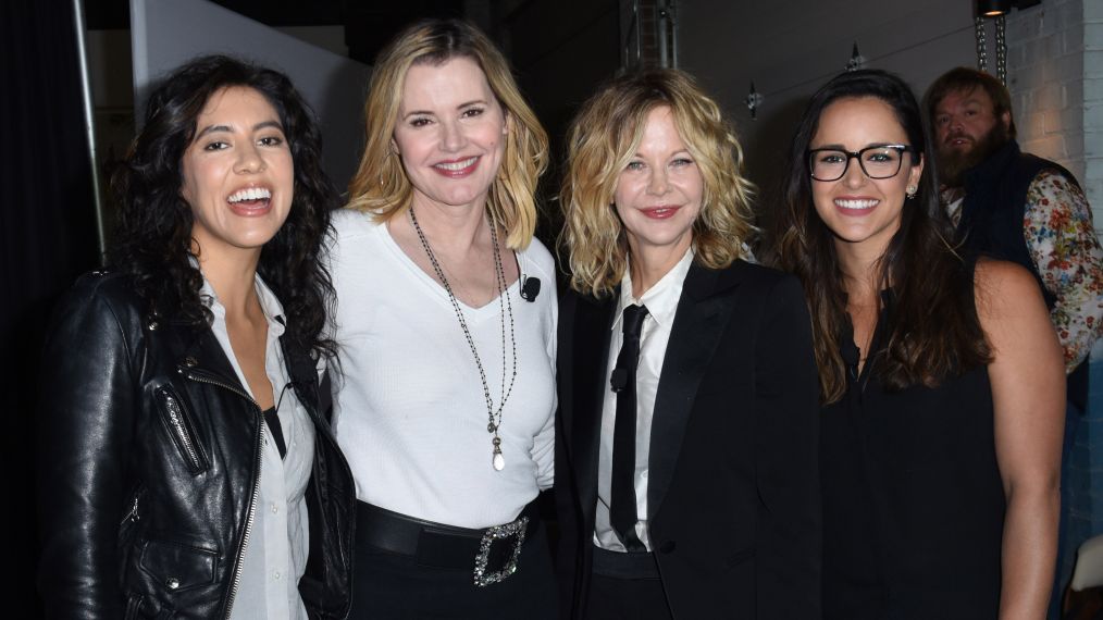 Stephanie Beatriz, Geena Davis, Meg Ryan, and Melissa Fumero attend the 3rd Annual Bentonville Film Festival