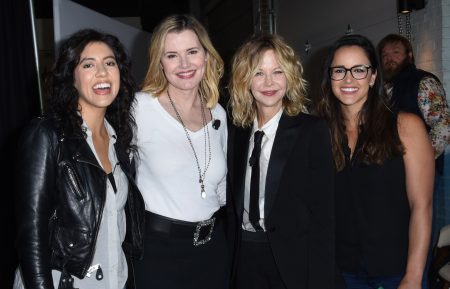 Stephanie Beatriz, Geena Davis, Meg Ryan, and Melissa Fumero attend the 3rd Annual Bentonville Film Festival