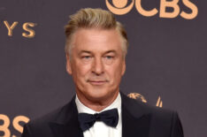 Actor Alec Baldwin, winner of Outstanding Supporting Actor in a Comedy Series for 'Saturday Night Live', poses in the press room during the 69th Annual Primetime Emmy Awards at Microsoft Theater on September 17, 2017 in Los Angeles