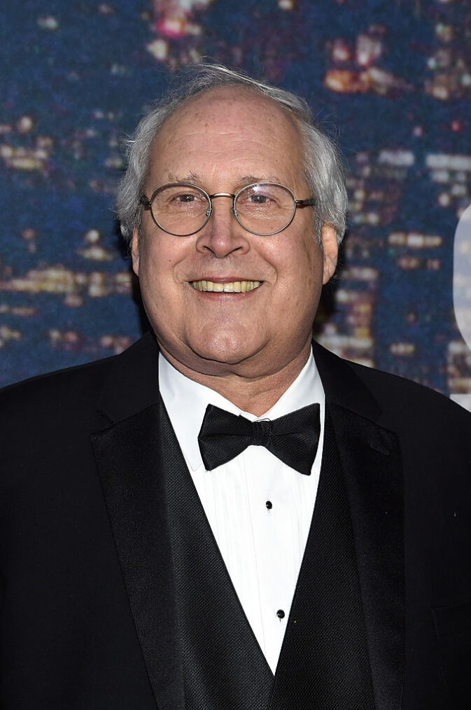 Chevy Chase attends SNL 40th Anniversary Celebration at Rockefeller Plaza on February 15, 2015 in New York City