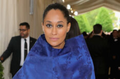 Tracee Ellis Ross attends the Met Gala in May 2017