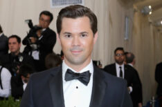Andrew Rannells attends the Met Gala in May 2017