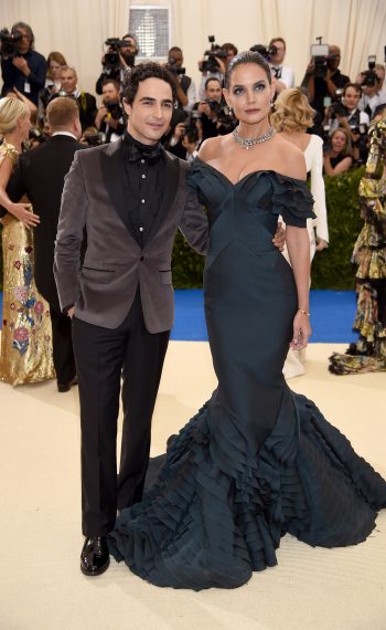 Zac Posen and Katie Holmes