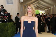 Laura Dern attends the Met Gala in May 2017