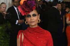 Thandie Newton attends the Met Gala in May 2017