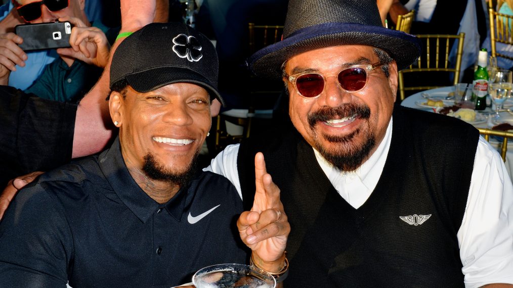 D. L. Hughley and George Lopez attend the 10th Annual George Lopez Celebrity Golf Classic