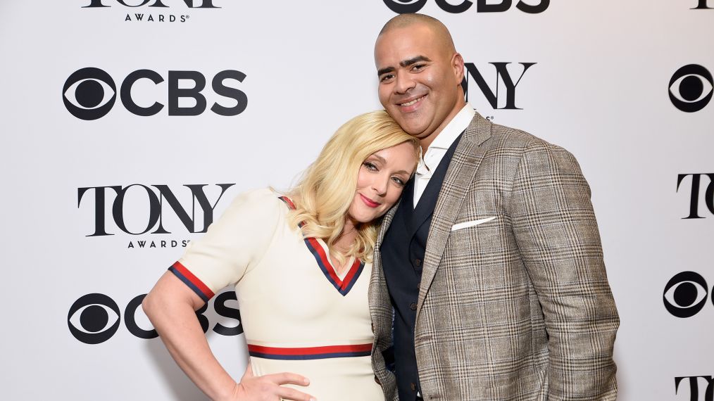 Jane Krakowski and Christopher Jackson attend the 2017 Tony Awards Nominations Announcement