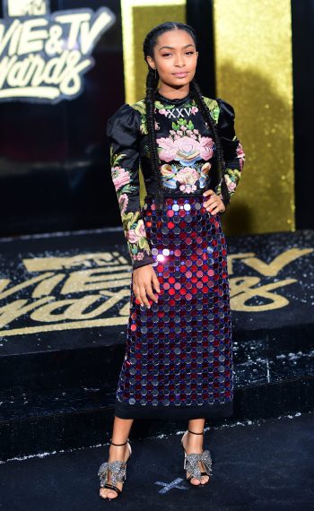 Yara Shahidi at the 2017 MTV Movie and TV Awards