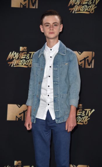 Jaeden Lieberher attends the 2017 MTV Movie And TV Awards