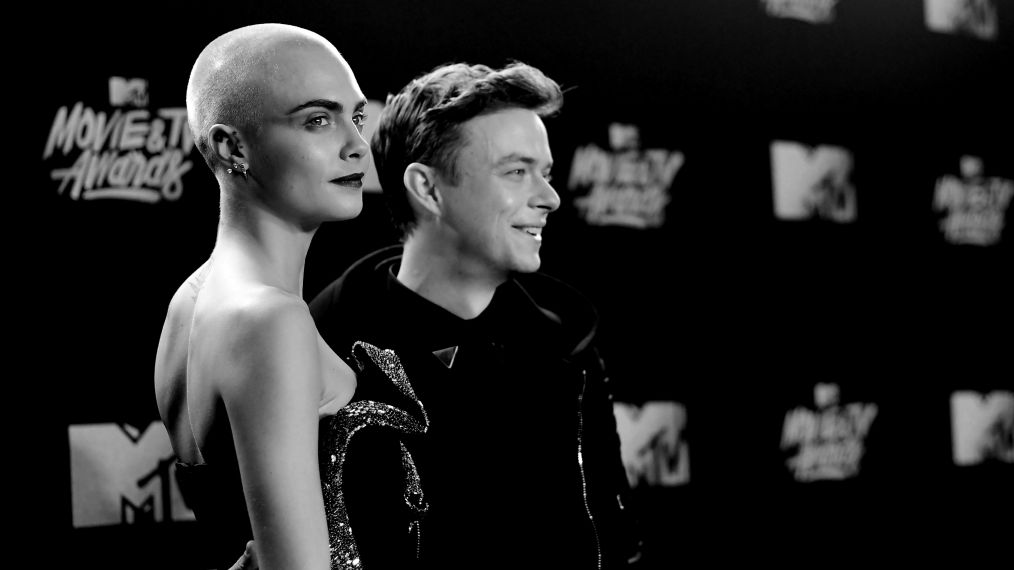 Cara Delevingne and Dane DeHaan attend the 2017 MTV Movie And TV Awards