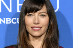 Jessica Biel attends the 2017 NBCUniversal Upfront
