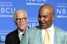 Ted Danson and David Alan Grier attend the 2017 NBCUniversal Upfront at Radio City Music Hall