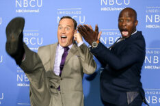 Matt Iseman and Akbar Gbaja-Biamila attend the 2017 NBCUniversal Upfront