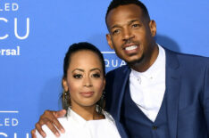 Essence Atkins and Marlon Wayans attend the 2017 NBCUniversal Upfront at Radio City Music Hall