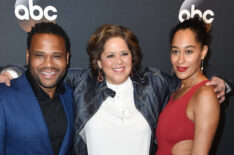 Anthony Anderson, Anna Deavere Smith and Tracee Ellis Ross attend the 2017 ABC Upfront