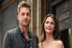 Scott Speedman and Keri Russell attend as Keri Russell is honored with Star on The Hollywood Walk of Fame