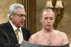 John Goodman as Rex Tillerson, Beck Bennett as Russian President Vladimir Putin on Saturday Night Live - Season 42
