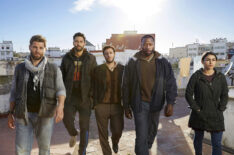The Brave cast - Mike Vogel, Noah Mills, Hadi Tabbal, Demetrius Grosse, and Natacha Karam