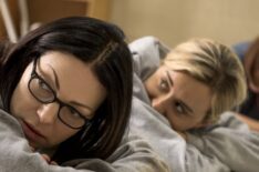 Laura Prepon and Taylor Schilling in Orange is the New Black