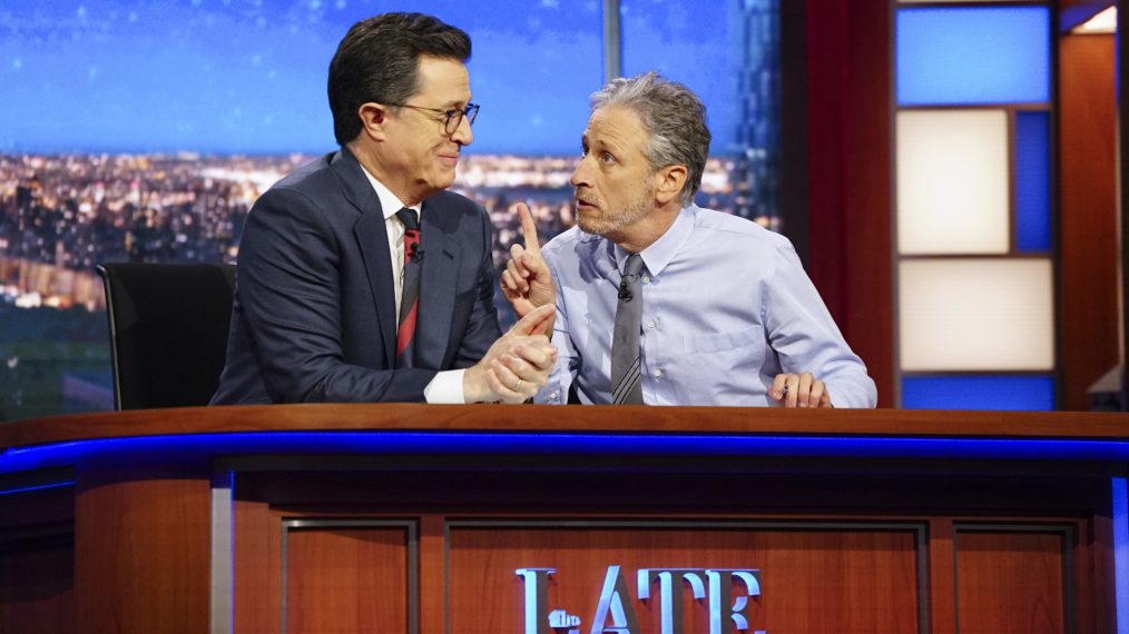 The Late Show with Stephen Colbert Jon Stewart