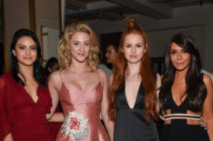 Riverdale cast - Camila Mendes, Lili Reinhart, Madelaine Petsch, Marisol Nichols at the CW Upfront party in