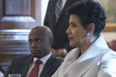 Taye Diggs as Angelo Dubois and Phylicia Rashad as Diana Dubois in Empire