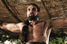 Jason Momoa as Khal Drogo in Season 1 of Game of Thrones