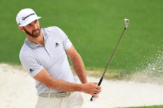 Dustin Johnson at the 2017 Masters Tournament at Augusta National Golf Club on April 5, 2017