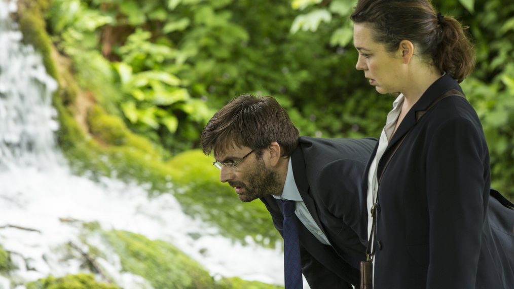 David Tennant and Olivia Colman in Broadchurch