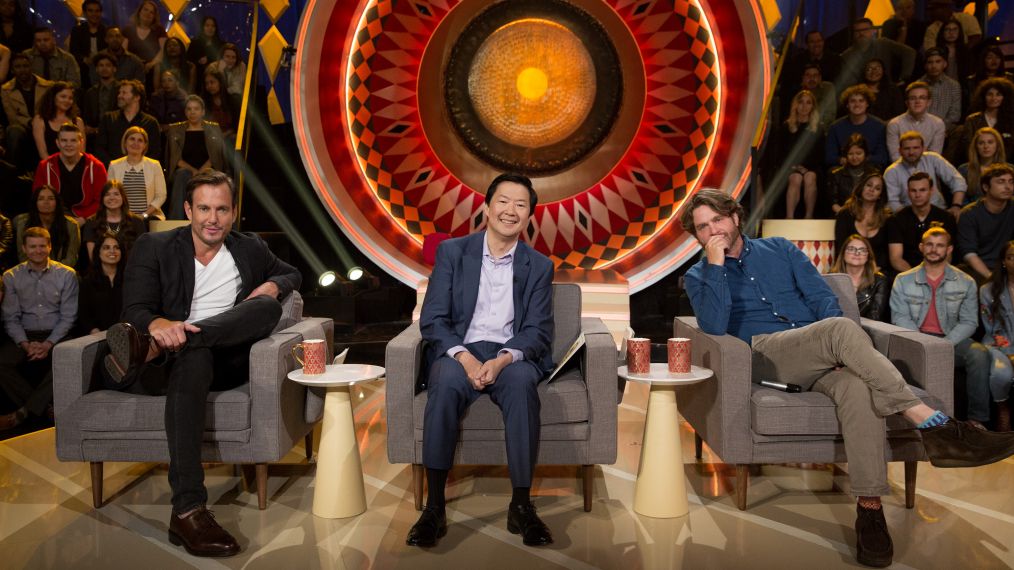 The Gong Show - Will Arnett, with judges Ken Jeong and Zach Galifianakis