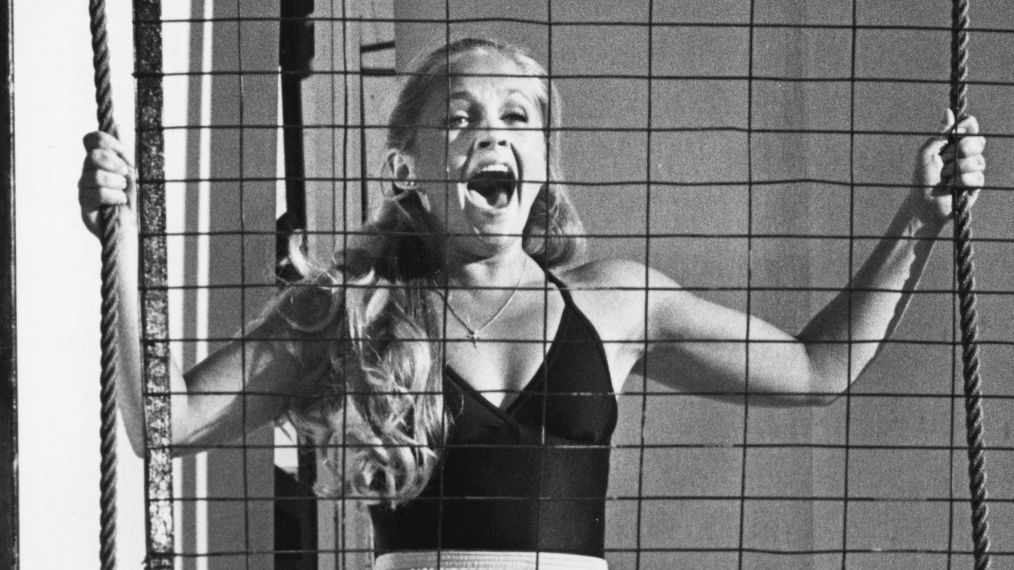 Charlene Tilton in Battle of the Network Stars in 1984