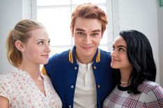 Riverdale - Betty Cooper (Lili Reinhart), Archie Andrews (KJ Apa), and Veronica Lodge (Camila Mendes) - Comicon 2017