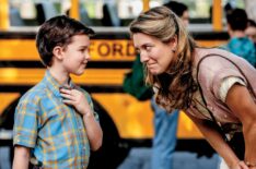 Iain Armitage and Zoe Perry in Young Sheldon
