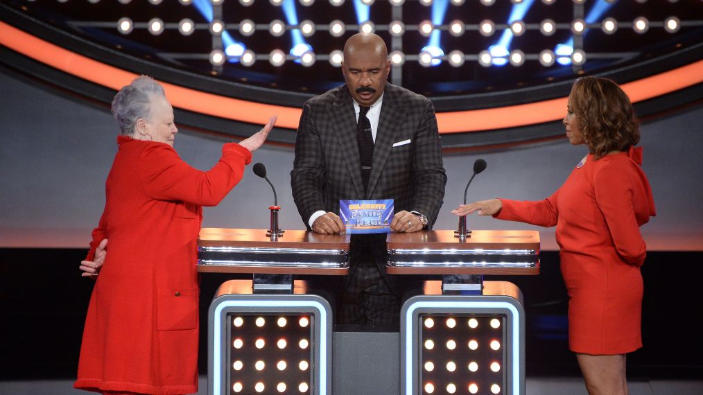 Celebrity Family Feud - DORIS BRIDGES, STEVE HARVEY, MARJORIE HARVEY