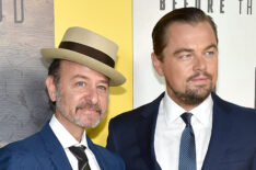 Fisher Stevens and Leonardo DiCaprio attend the screening of National Geographic Channel's 'Before The Flood'