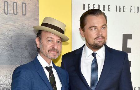 Fisher Stevens and Leonardo DiCaprio attend the screening of National Geographic Channel's 'Before The Flood'