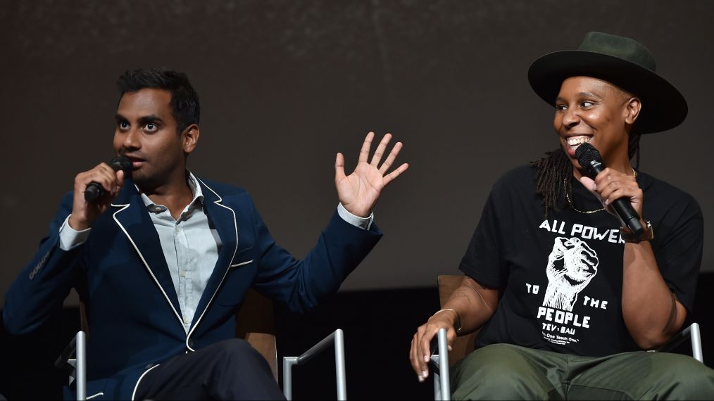 Aziz Ansari and Lena Waithe attend the panel discussion for Master of None For Your Consideration Event