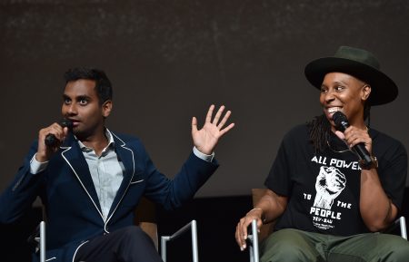 Aziz Ansari and Lena Waithe attend the panel discussion for Master of None For Your Consideration Event