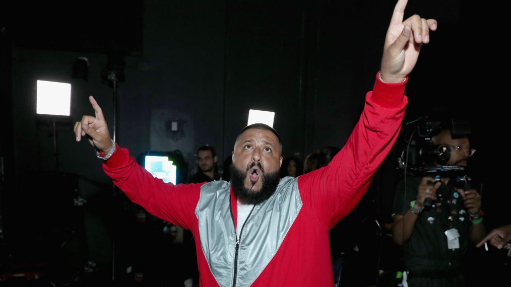 DJ Khaled backstage at the 2017 BET Awards