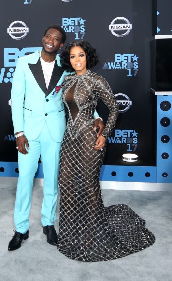 Gucci Mane and Keyshia Ka'Oir at the 2017 BET Awards