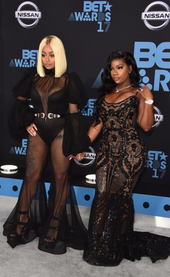 Blac Chyna and her mother Shalana Hunter at the 2017 BET Awards