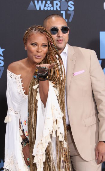 Eva Marcille at the 2017 BET Awards at Microsoft Square