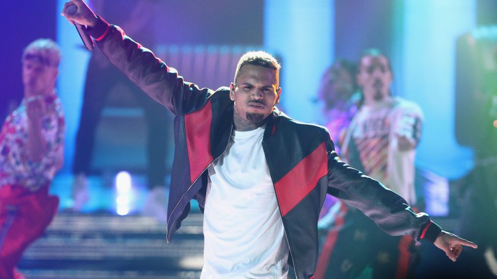 Chris Brown performs onstage at 2017 BET Awards