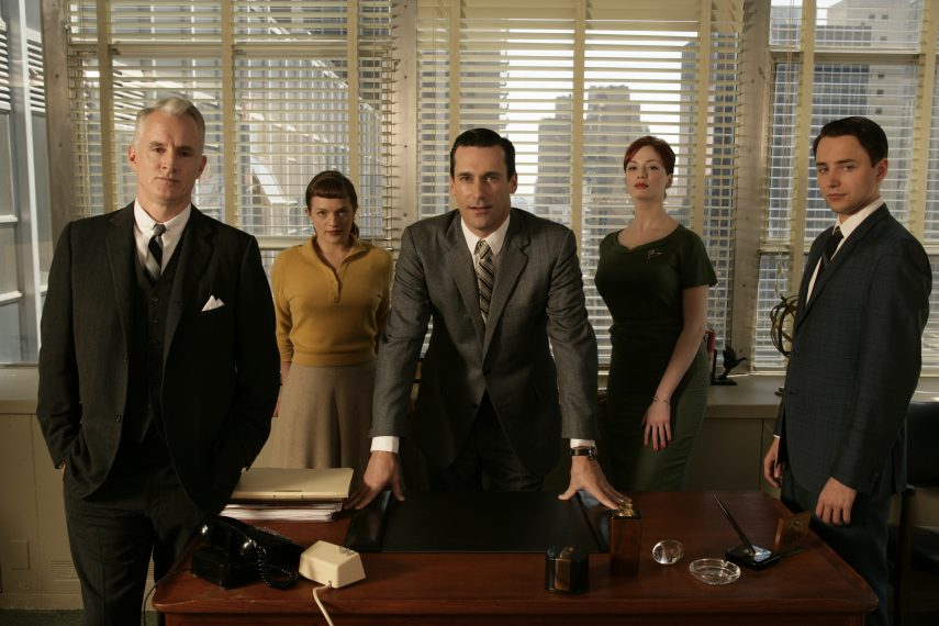 Mad Men - John Slattery, Elisabeth Moss, Jon Hamm, Christina Hendricks, Vincent Kartheiser