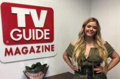 Sasha Pieterse in the Los Angeles TV Guide Magazine offices, June 2017