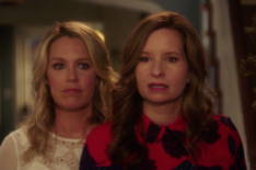 Jessica St. Clair as Emma Crawford and Lennon Parham as Maggie Caruso in Playing House
