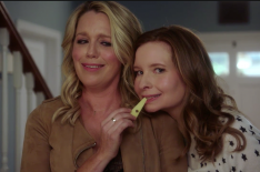 Jessica St. Clair as Emma Crawford and Lennon Parham as Maggie Caruso in Playing House