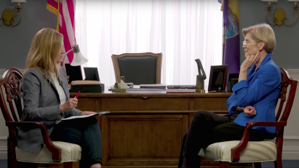 Elizabeth Warren Talks Samantha Bee off the Ledge on 'Full Frontal' (VIDEO)